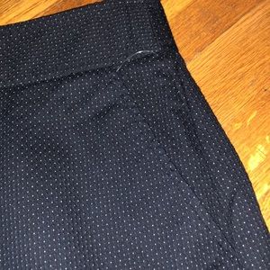 Black with white detail cotton w spandex new skirt